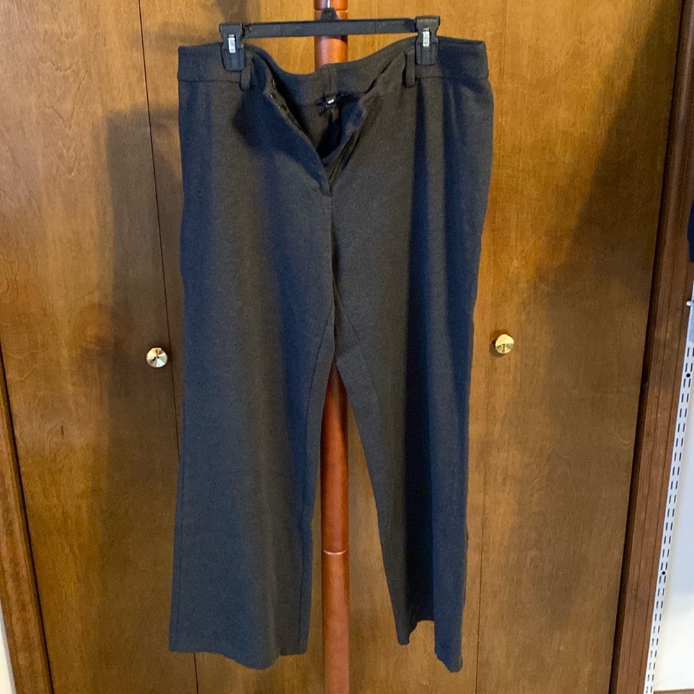 Charcoal gray trousers. Size 16W.